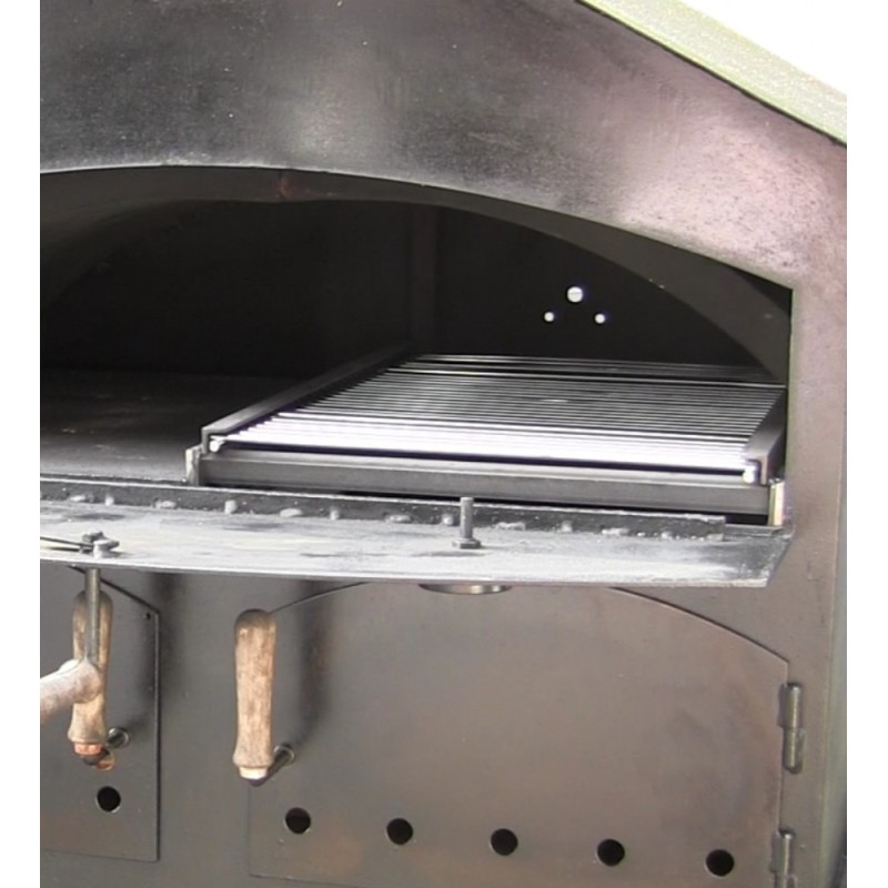Support et grille barbecue pour four "Le Major" Support et grille barbecue pour four "Le Major"