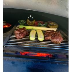 Support et grille barbecue pour four "Le Major" 