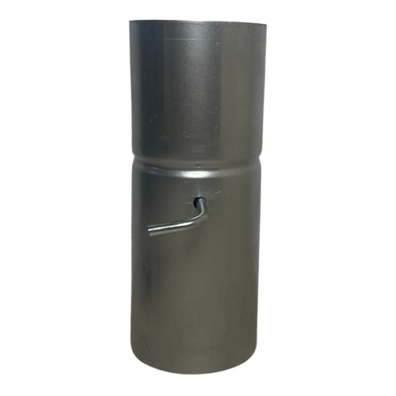 Clapet régulateur de fumée Ø 100 mm en acier aluminé pour four à bois Clapet régulateur de fumée Ø 100 mm en acier aluminé pour four à bois