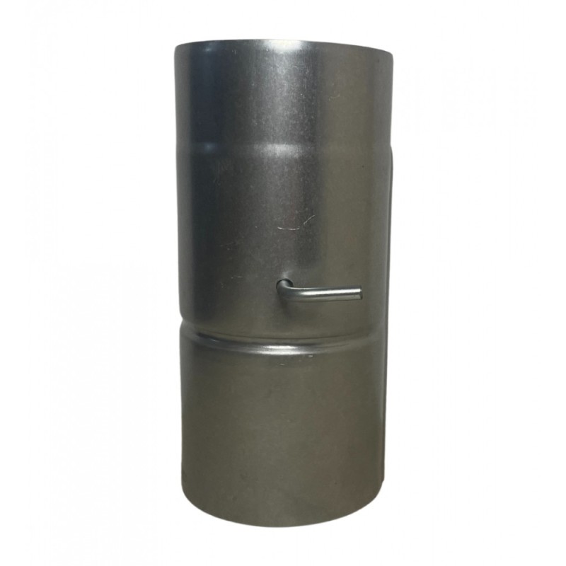 Clapet régulateur de fumée Ø 120 mm en acier aluminé pour four à bois Clapet régulateur de fumée Ø 120 mm en acier aluminé pour four à bois