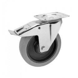 4 roues industrielles pour support Le Fournil Double 